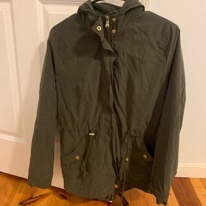 Dark green light jacket